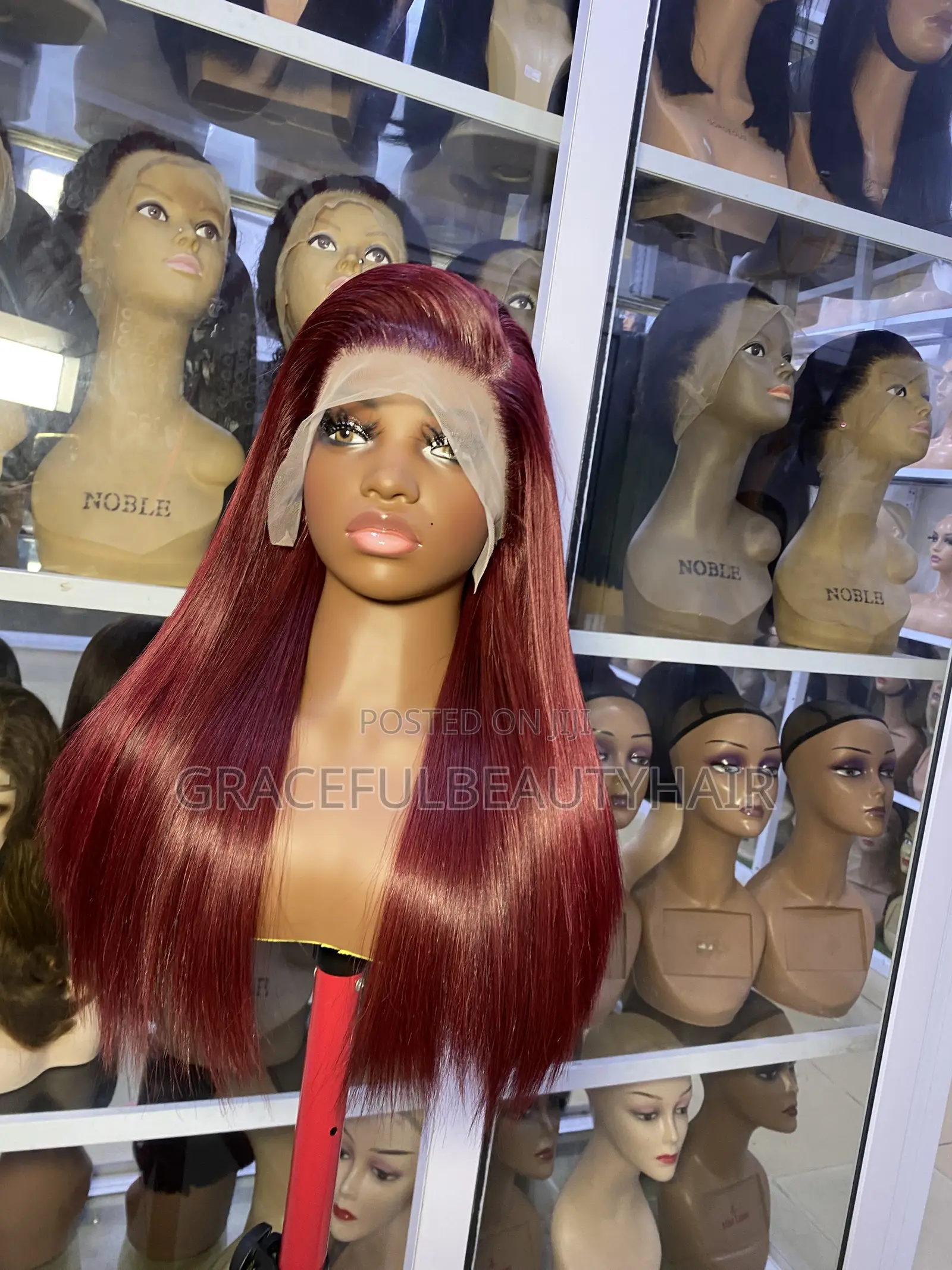 16 Inches Super Double Drawn Frontal Wig Cap Col 99j