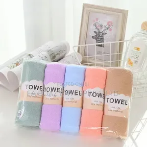 5pcs High Quality Microfiber Kitchen, Bath, Face Towel 100% Cotton