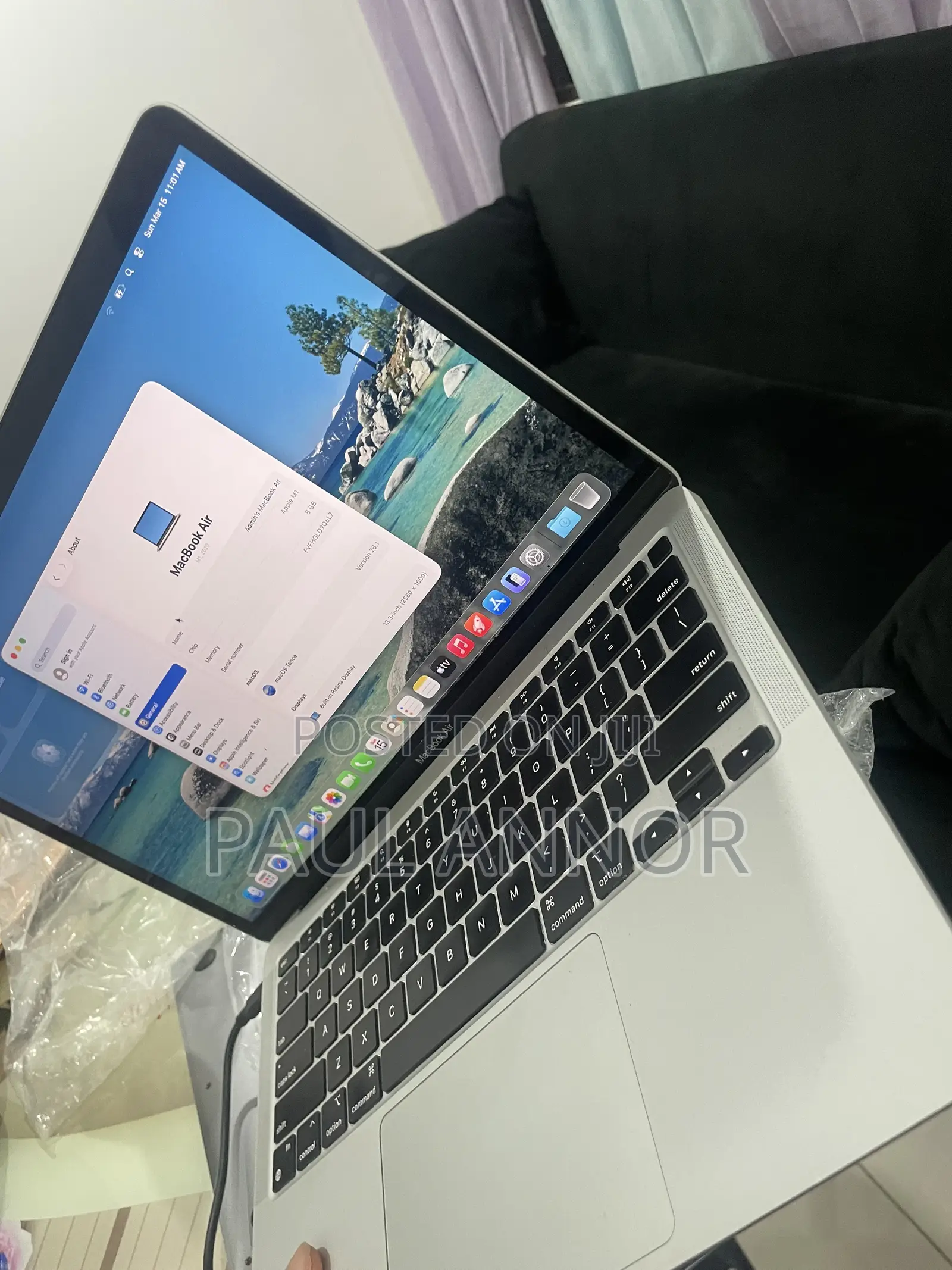 Laptop Apple MacBook 2020 8GB Intel Core i5 SSD 256GB