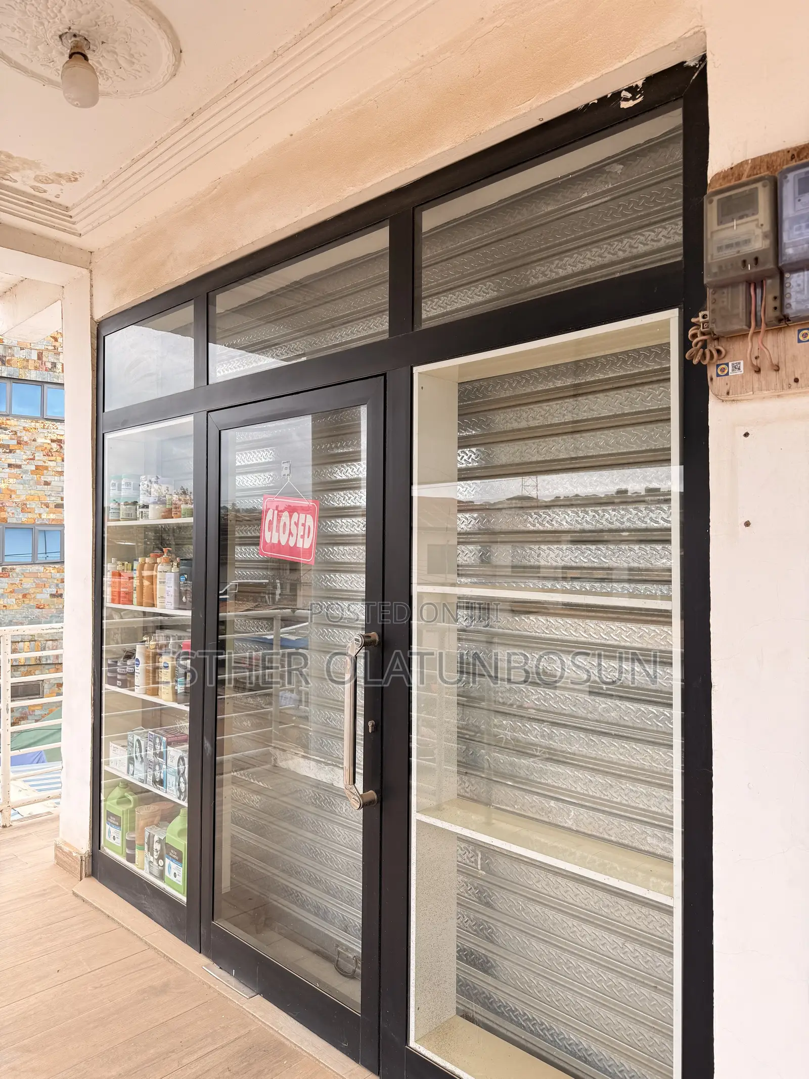 Glass Door for Shops