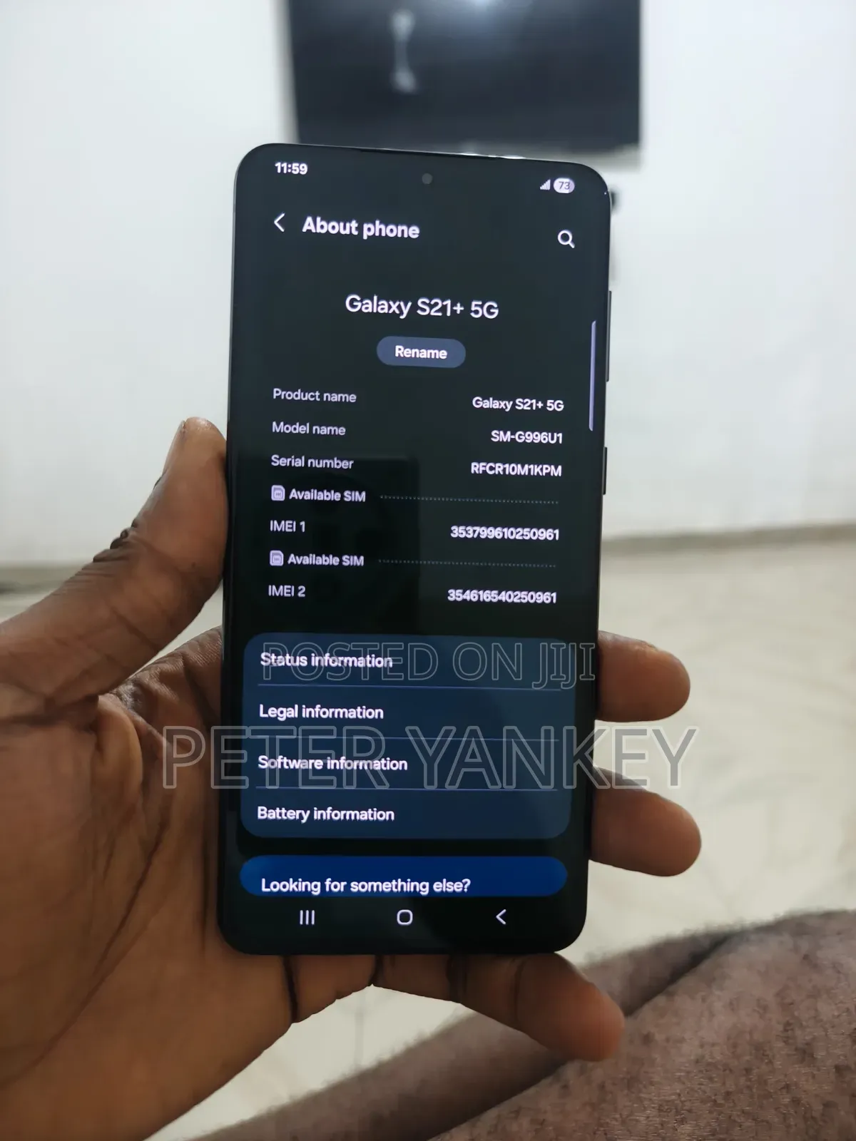 New Samsung Galaxy S21+ 5G 256 GB Black