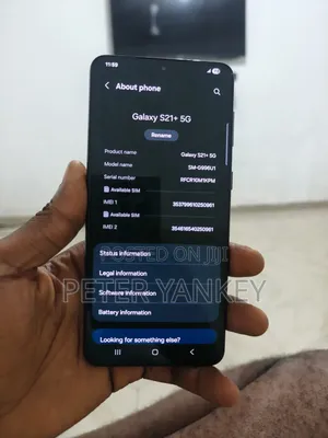 New Samsung Galaxy S21+ 5G 256 GB Black