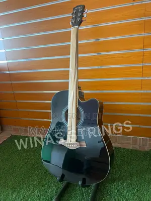 Black Semi Acoustic Guitar