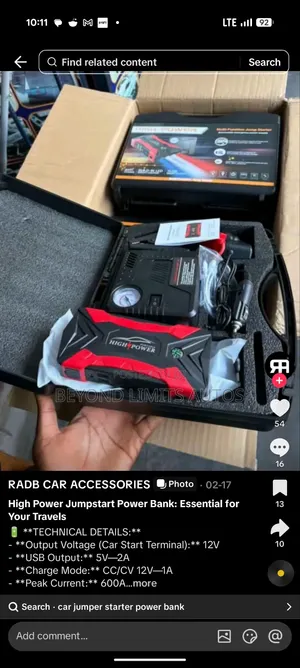 High Quality Jump Start With Tyre Inflator