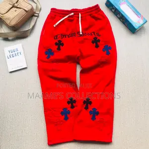 Chrome Hearts-Inspired Premium Fleece Jogger Sweatpants