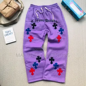 Chrome Hearts-Inspired Premium Fleece Jogger Sweatpants