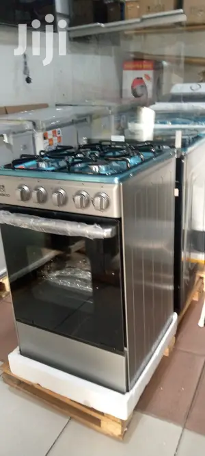 Nasco Gas Cooker + Oven - Stainless