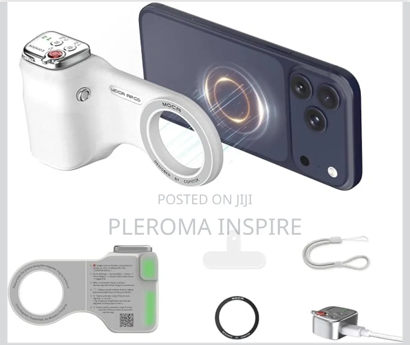 Magnetic Phone Camera Grip