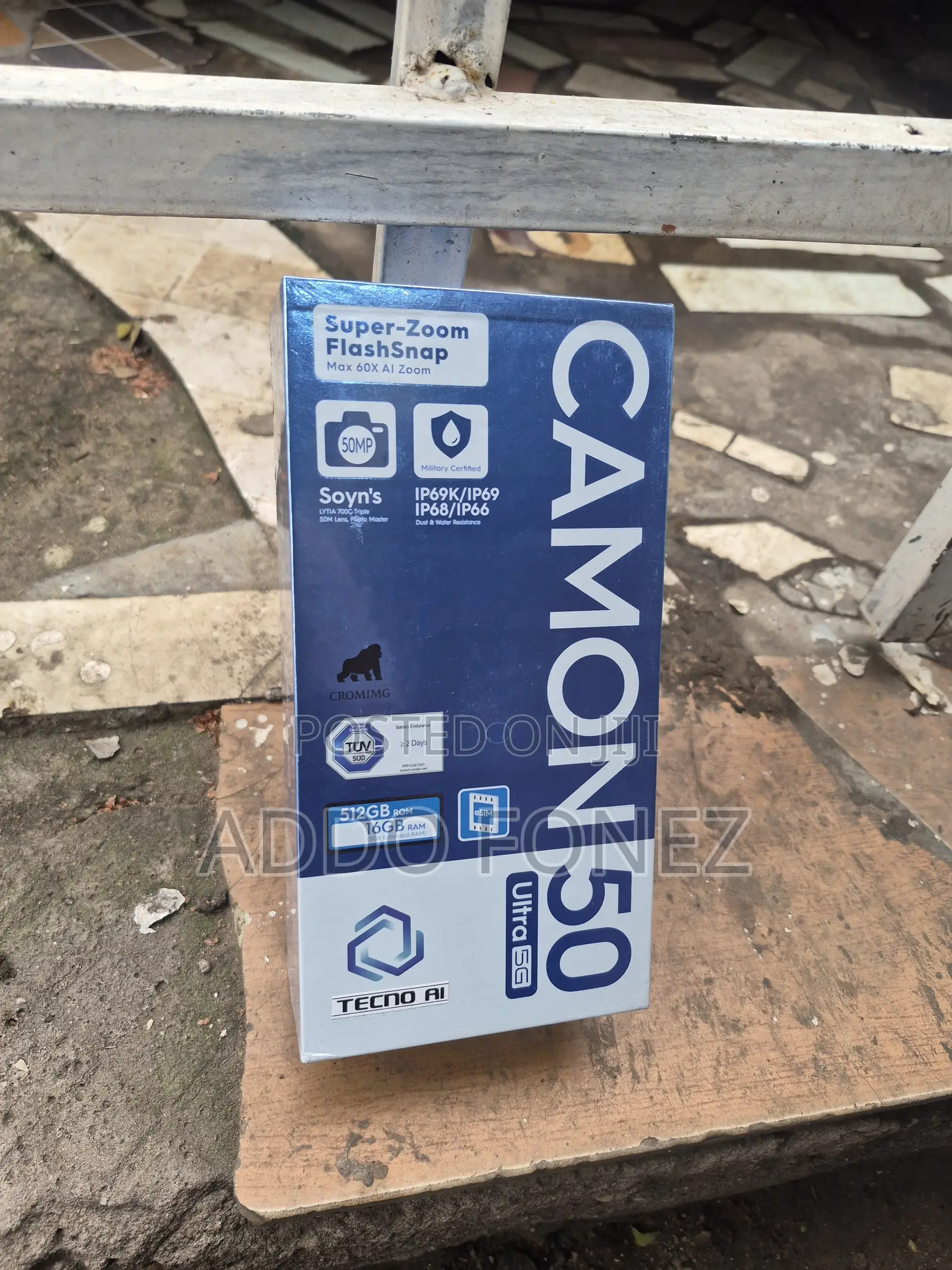 New Tecno Camon 50 Ultra 512 GB Purple