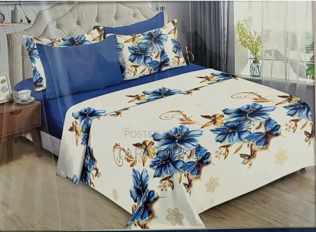 Blue 6 Piece Sheet Set (King Size)