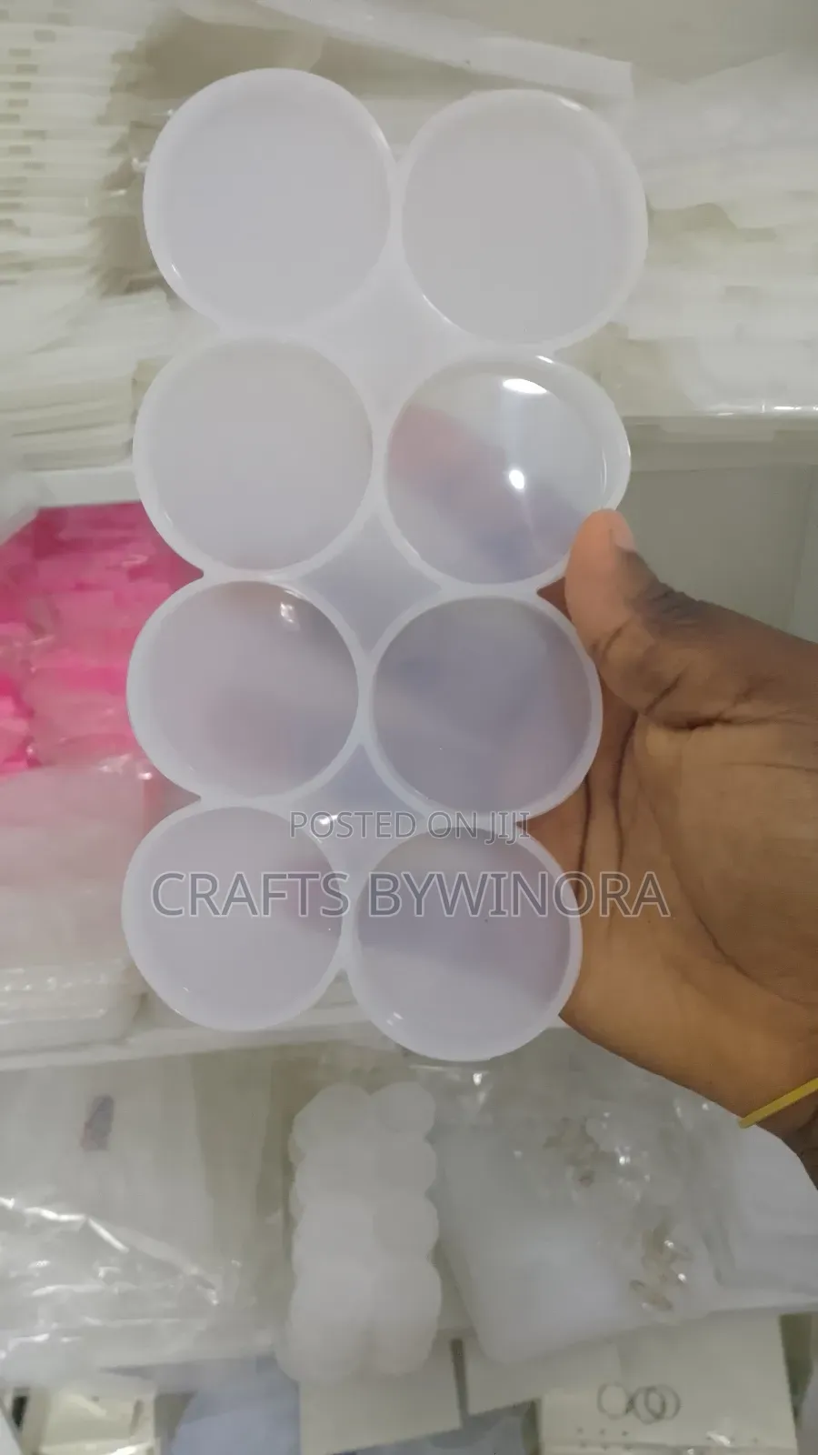 8-in-1 Epoxy Resin Silicone Keychain Mould