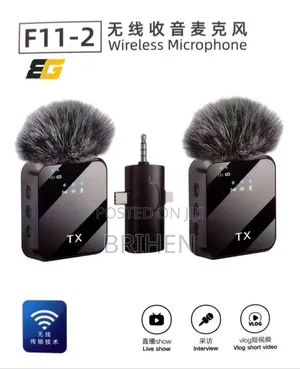 F11-2 3-in-1 Dual Wireless Microphone