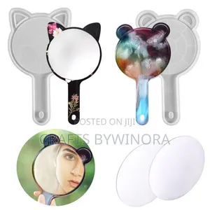 Resin Mirror Mould With Mirror – Cat Bear Shapes