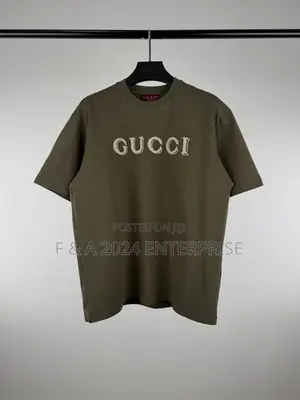 GUCCI Forrest Green Branded Shirts Available