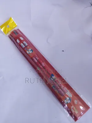 Pencil Set ( 2 Pencils, an Eraser, a Ruler and a Sharpener)