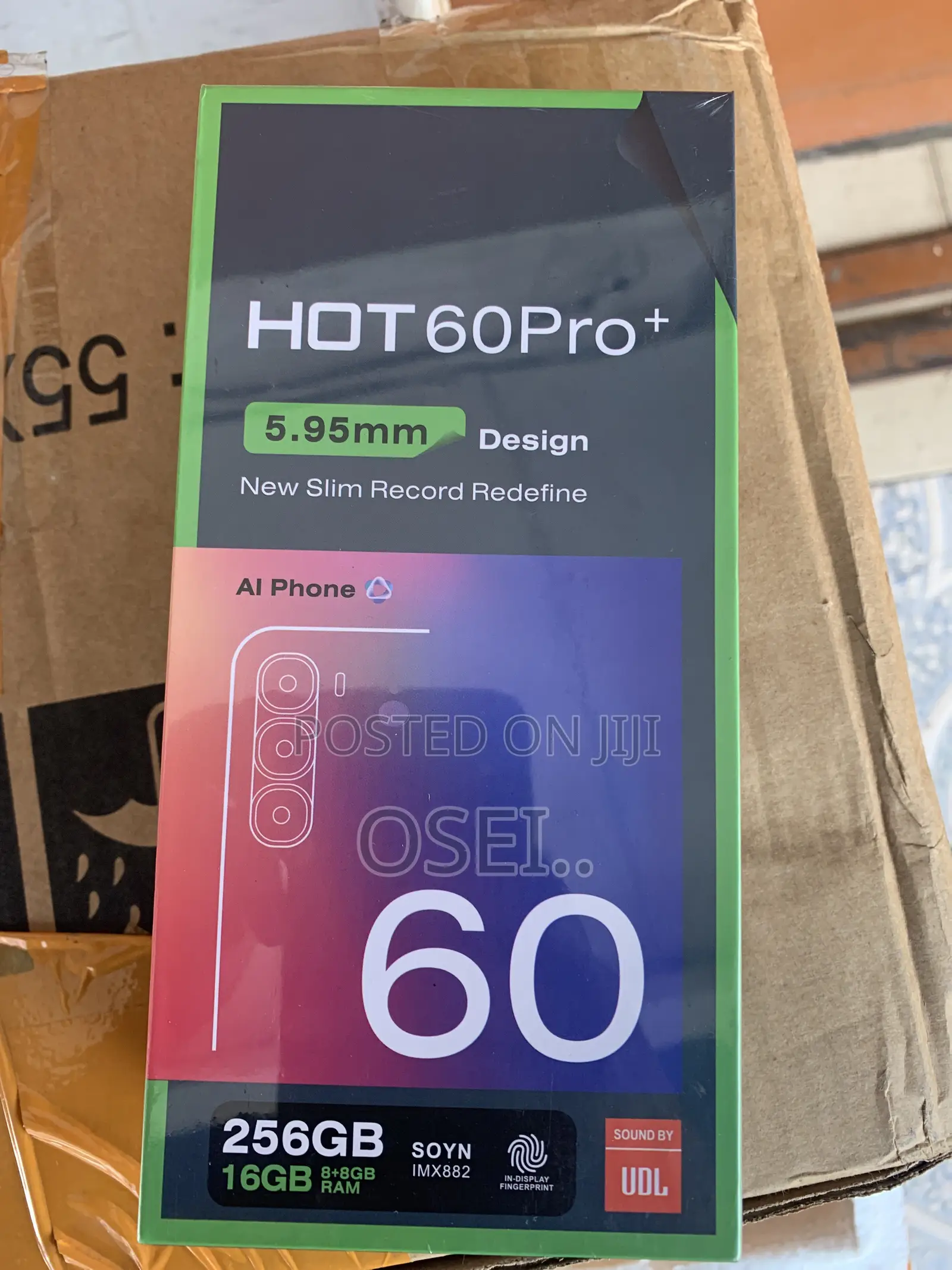 New Infinix Hot 60 Pro+ 256 GB Black