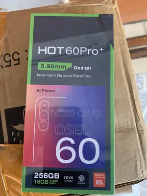 New Infinix Hot 60 Pro+ 256 GB Black