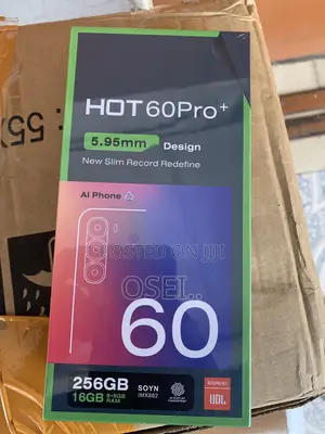 New Infinix Hot 60 Pro+ 256 GB Black