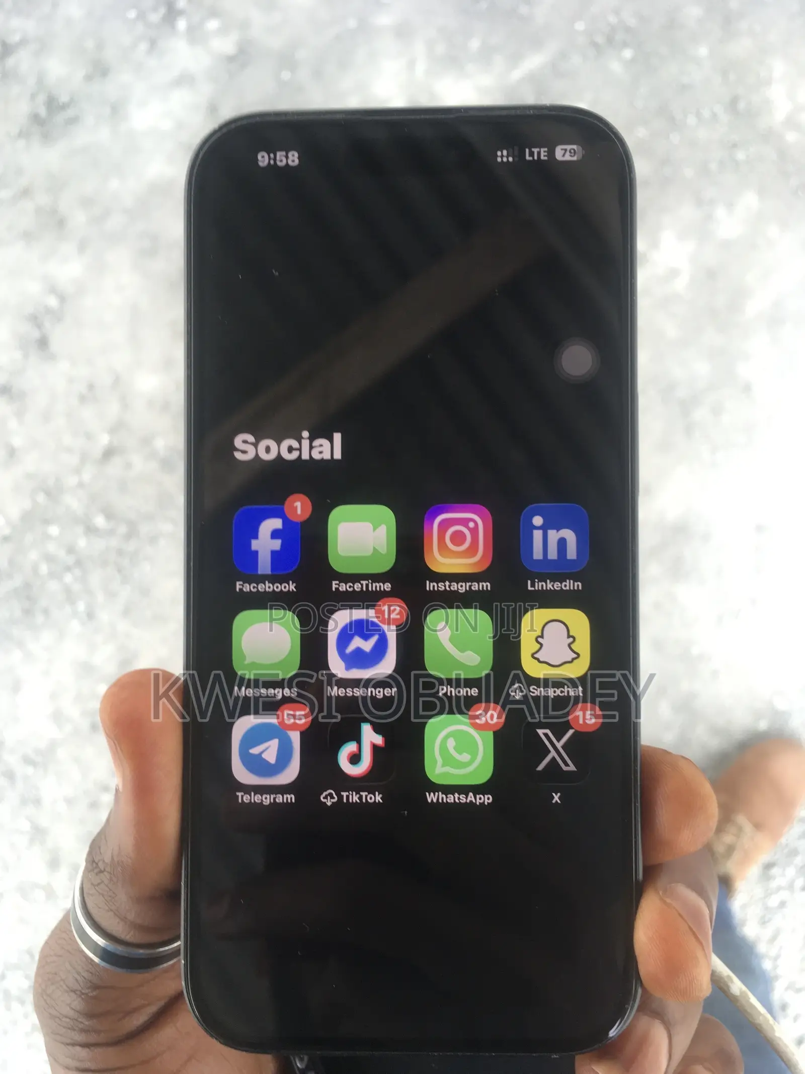 Apple iPhone 15 128 GB Black