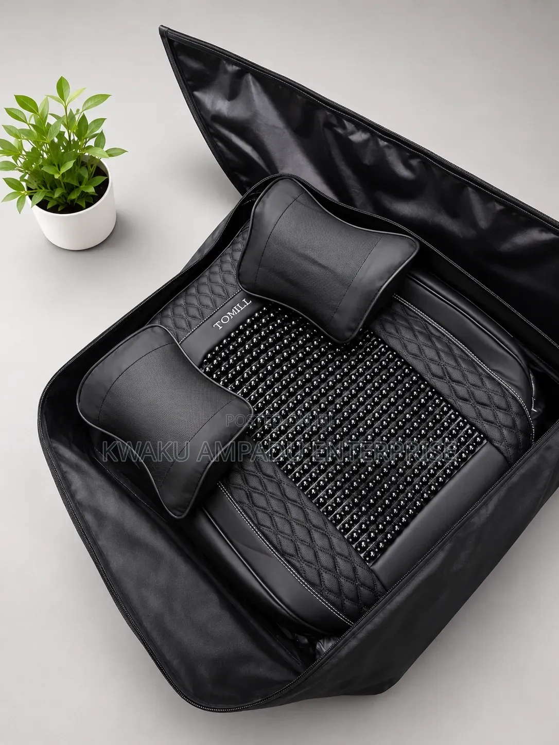Original Beads Leather Tomll Seat Cover