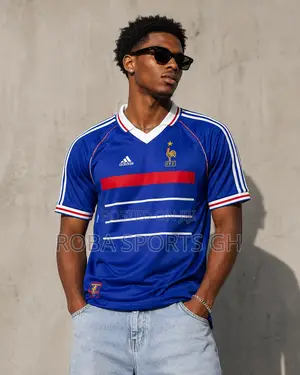 1998 France Retro Home Jersey