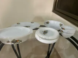 Vintage-Style Opal Glassware/Dinnerware Set
