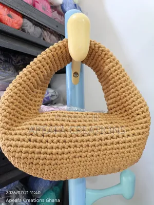 Handmade Crochet Fondol/Donut/Egg Bag