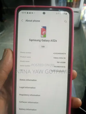 Samsung Galaxy A52s 5G 128 GB Blue