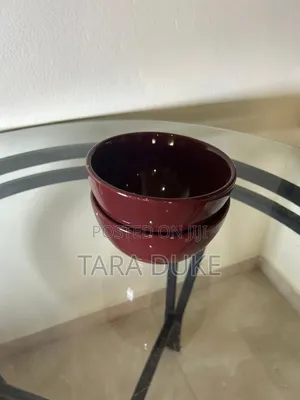 Burgundy Ceramic Bowls