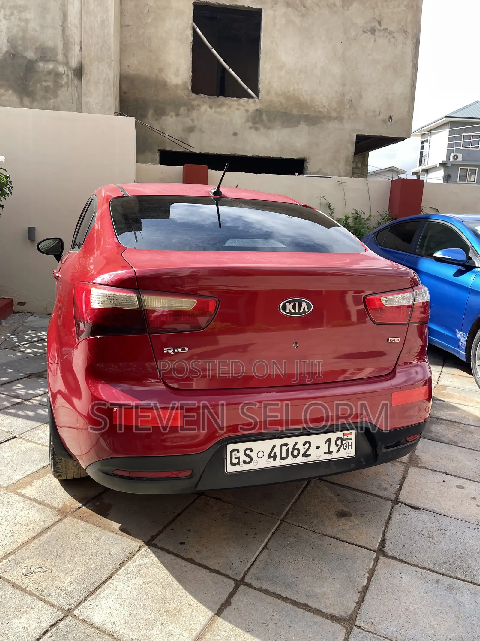 Kia Rio EX 4dr Sedan (1.6L 4cyl 6A) 2014 Red