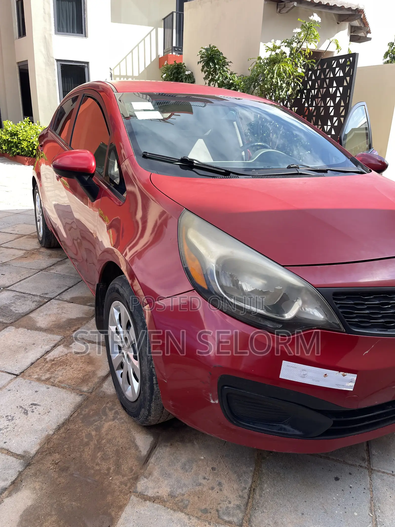 Kia Rio EX 4dr Sedan (1.6L 4cyl 6A) 2014 Red