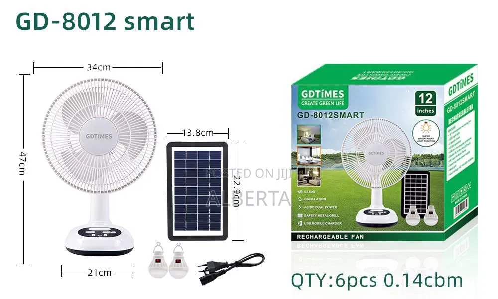 Rechargeble Fan