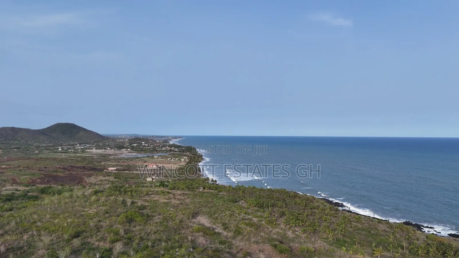 Beachview Hilltop Land Near Winneba