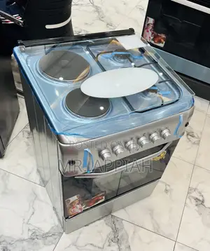 Check Out Classic Ferre Glass Lid 2 Gas + 2 Electric Cooker(Gray)