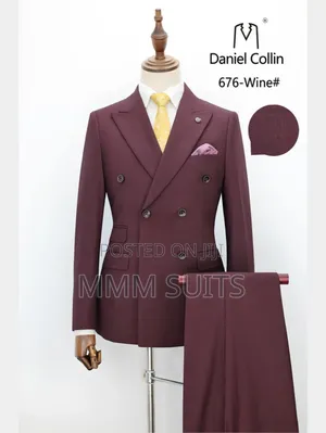 Beautiful Turkish 2-Piece Double-Breasted Men's Suit Regular Buttons