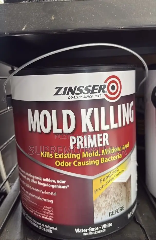 Zinsser Mold Killing Primer Paint, 3.78 Litres