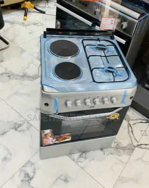 Recommend Grey Ferre 60×60cm 2-Electric 2-Gas Cooker With Oven Grill
