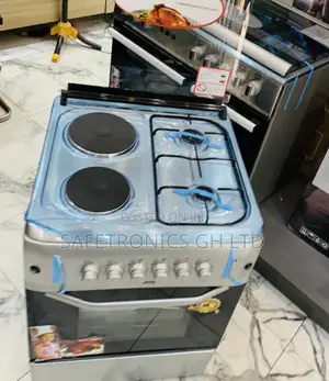 Quality Sleek Ferre 60×60cm 2-Electric 2-Gas Cooker With Oven Grill