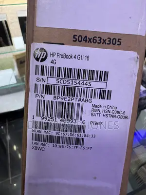 New Laptop HP ProBook 460 G11 16GB Intel Core Ultra 7 SSD 512GB