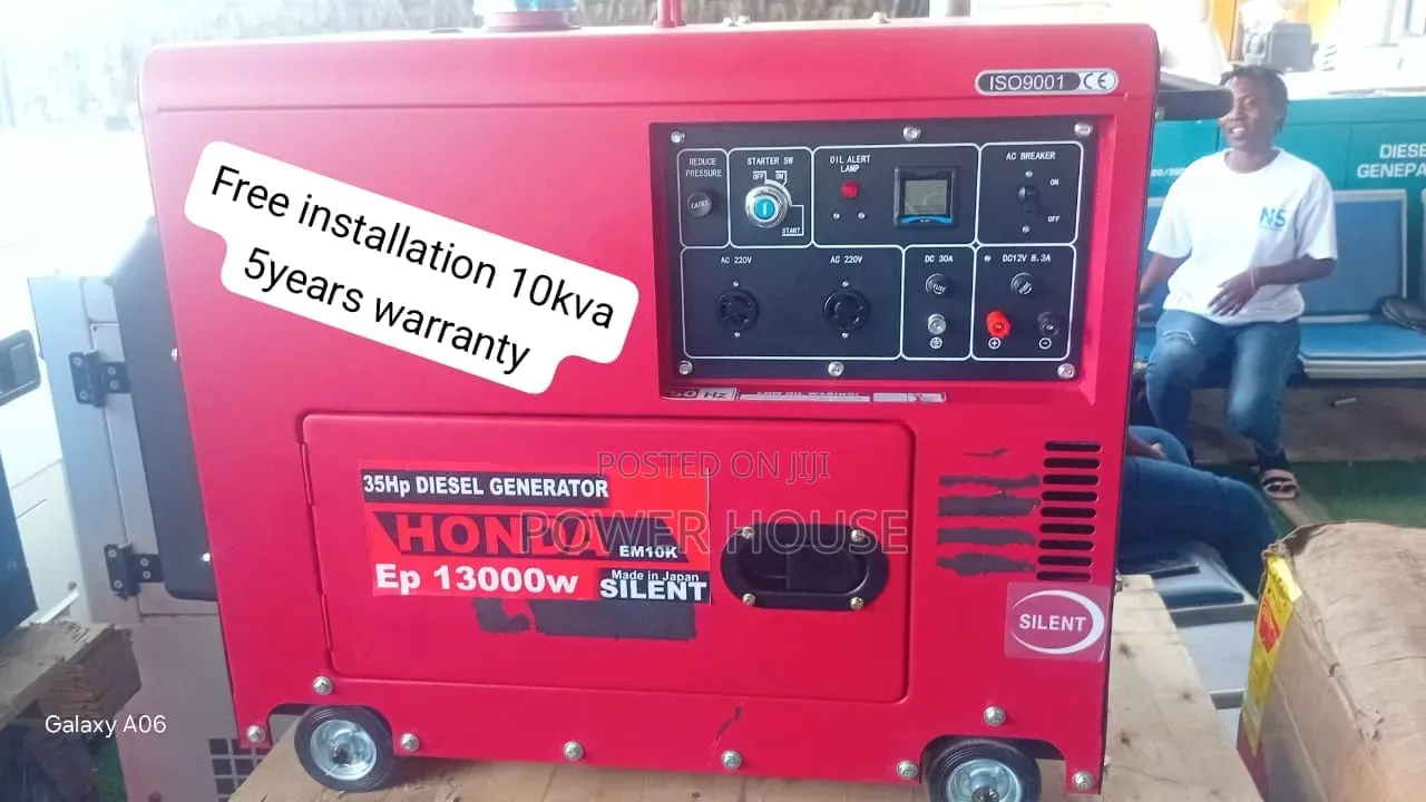 Honda 10kVA Portable Diesel Generator – Durable Efficient 10kva