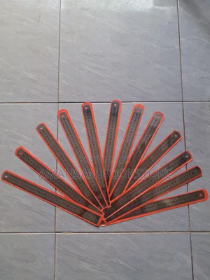 30cm Metal Long Ruler (12 Pieces)
