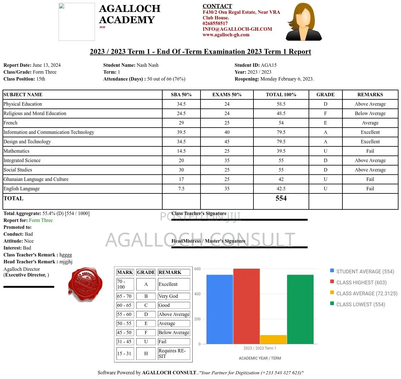 Agalloch School Software