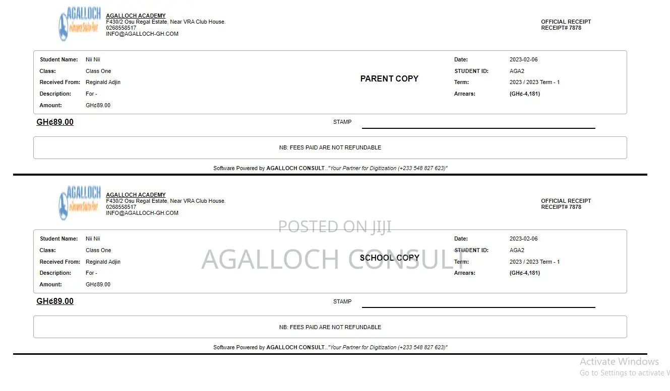 Agalloch School Software