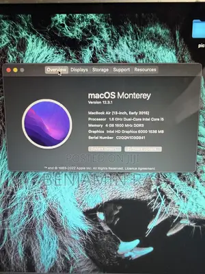 Laptop Apple MacBook Air 2015 4GB Intel Core i5 SSD 256GB