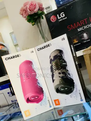 Fresh Sealed JBL Charge 5 Portable Wireless Speaker – Black