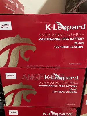 K-Leopard 19 Plates 12V 100Ah Car Batteries :