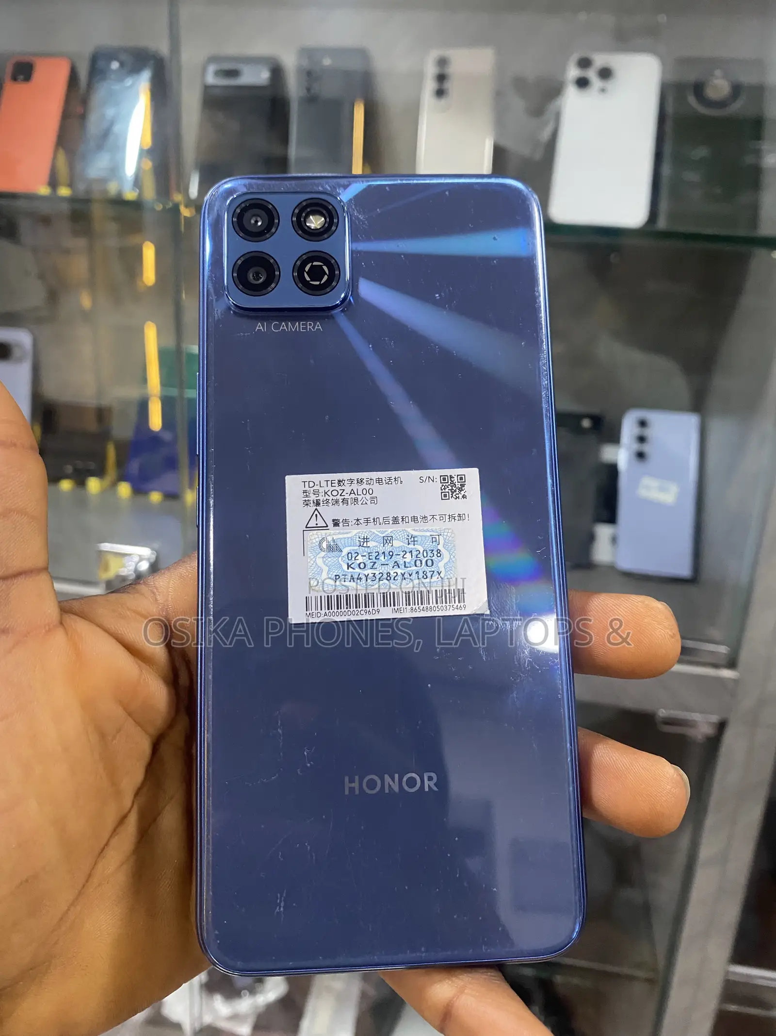 Honor Play 20 128 GB Blue