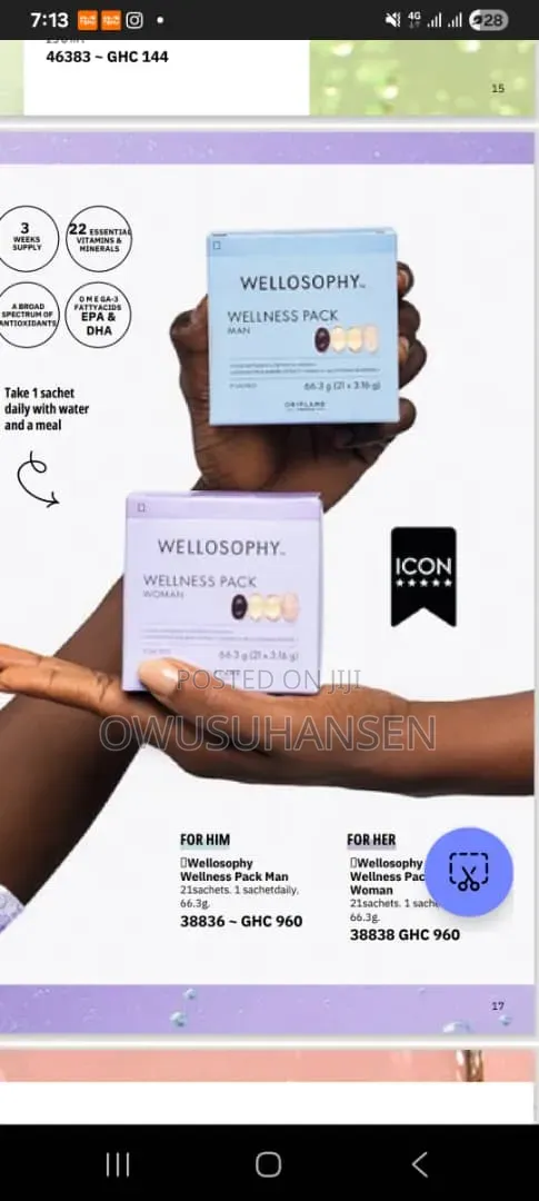 Food Supplement Man Woman (WELLNESS PACK)