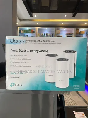 TP-Link Deco M4 Ac1200 Tri-Band Gigabit 3-Piece Mesh Wifi System