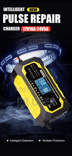 12v/24v Intelligent Pulse Battery Charger 10a/5a LCD Display